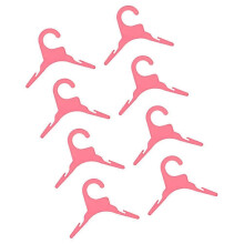 Appendiabiti antiscivolo per animali domestici, colore rosa, confezione da 8 pezzi, dimensioni 19,00 x 9,00 x 0,40 cm.