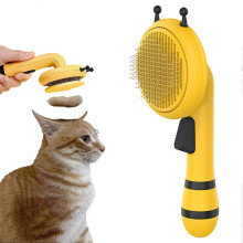 DogCat SelfCleanSlickerBrush SheddingGroomingMassage LongShortHair PuppyKitten Pet SoftSk