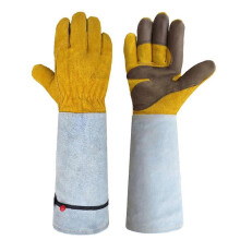 Robuste, dornenfeste Gartenhandschuhe mit langem Schaft, Erntehandschuhe, Sicherheitshandschuhe für die Landschaftsgestaltung