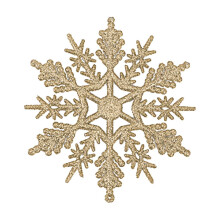 Lot de 24 décorations de sapin de Noël en forme de flocons de neige (7,5 cm) - Programme de réception