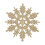 24 Pack Snowflake Christmas Tree Pendant Decor 7.5cm Venue Program Set 1