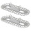 2Pcs Durable Compact Stable Multipurpose Socks & Underwear Drying Rack 32 Clips 1