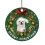Funny Christmas Dog Pattern Pendant Ornament for Tree Decoration 1
