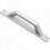 White Aluminum Straight Handle Sliding/Removable Doors - 200x24x43mm - Ergonomic Grip 1