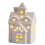 Hollow Ceramic House LED Candlestick Night Light Christmas Desktop Decoration Craft 1