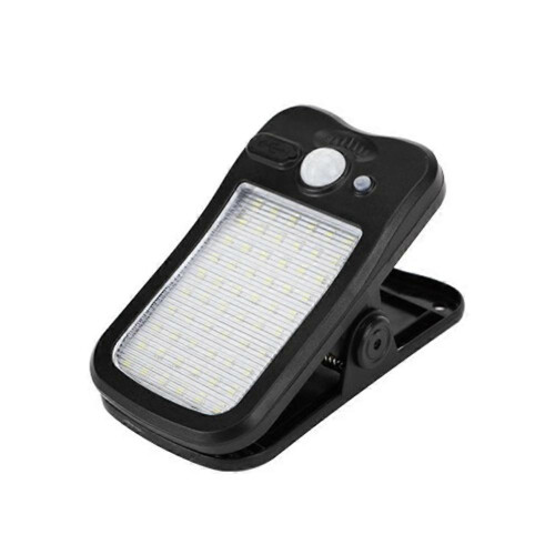 Clip On Solar Motion Light USB Charging Flood Security Light for Fence Railling Camping