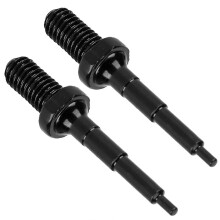 Set of 2 Black Electrophoretic Ear Tag Nail Tagger Needle Clamp Pin for Pig Cattle Sheep