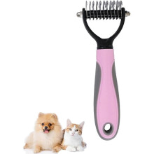 Professional Dog Cat Detangling Comb & Long Hair Brush Set for Pets