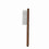 Round Walnut Handle Long Short Needle Single Row Comb 29Teeth 19.7x3.5x1.2cm Dog Cat 1
