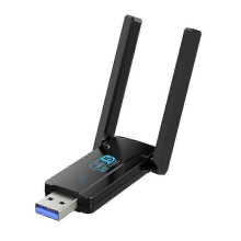 Draadloze USB wifi-adapter voor desktop-pc, 1300 Mbps wifi-netwerkadapter 2,4 GHz/5 GHz, draadloze adapter voor Windows 11/10