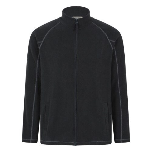 (M, Black) Mountain Warehouse Mens Ashbourne Full Zip Fleece Jacket