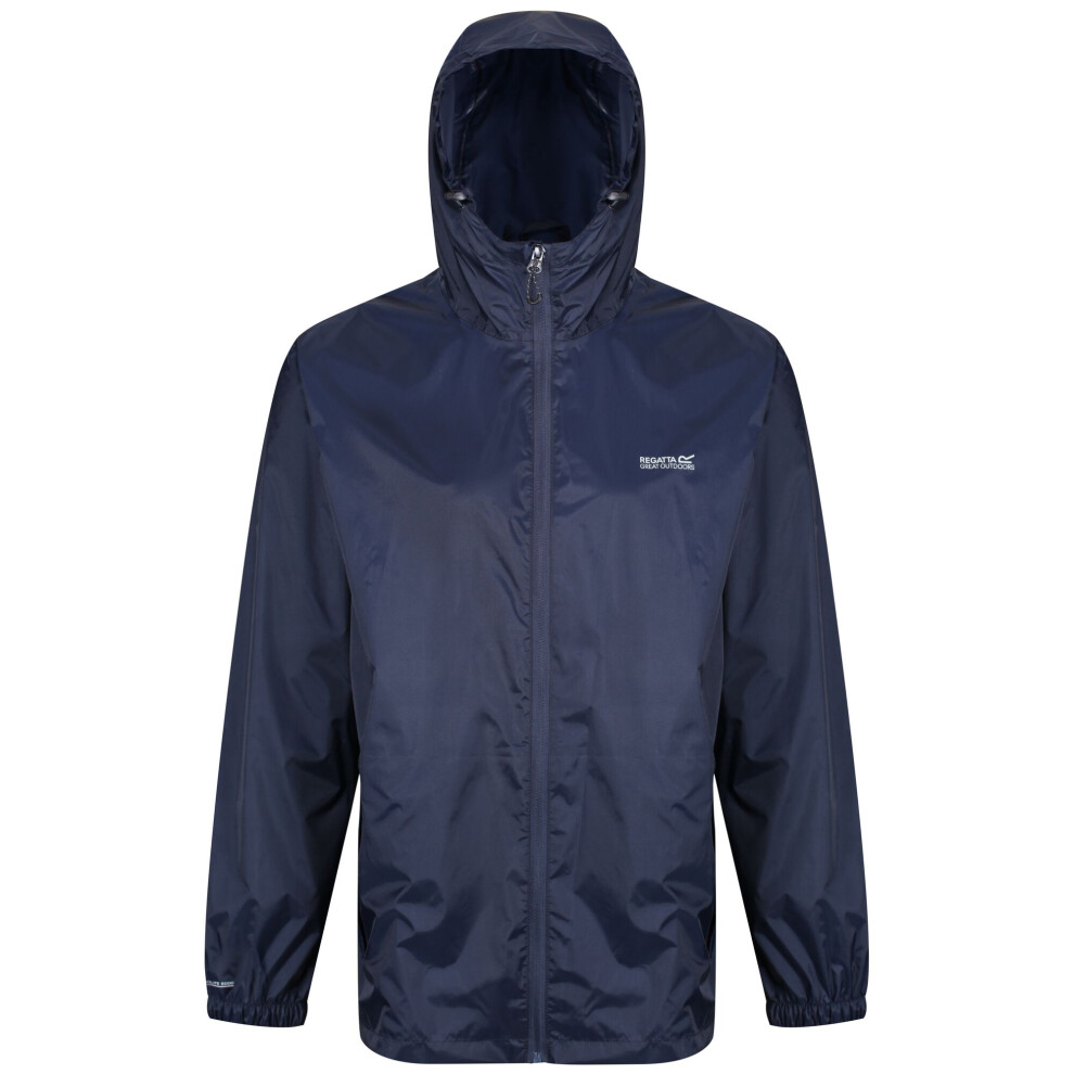 Regatta - Men's Pack It III Waterproof Jacket - Navy - Image 4