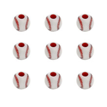 50 piezas de cuentas de agujero grande para joyería, bolas para pulseras y collares, cuentas acrílicas para joyería, cuentas