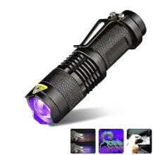 Lámpara de Wood, linterna UV, prueba de luz, hongos, musgo, piel de mascotas, luz ultravioleta, detector de musgo