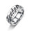 Anillo antiestrés plateado con función de abridor de botellas, 20,7 mm 1