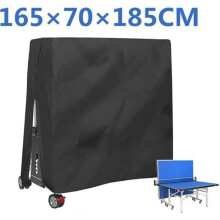Funda para mesa de ping-pong - BOROFONE - Oxford 210D - 165x70x185 cm - Impermeable - Resistente a los rayos UV