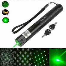 Puntero láser verde potente 10000m 532nm láser verde puntero láser de alta potencia, luz verde gypsophile usb lámpara de bols