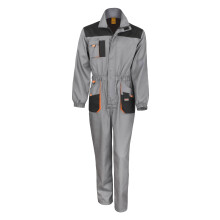 (XS, Grey / Black / Orange) Result Unisex Work-Guard Lite Workwear Coverall (Breathable And Windproof)