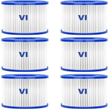 Allassuodatin - Bestway - 58323 - 6 kpl pakkaus - tyyppi VI - yhteensopiva Lay-Z-Span kanssa