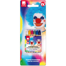 Smiffys Make-Up FX Carnival Body Crayons (Pack of 6)