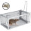 Επαγγελματική παγίδα ποντικιών 27 x 14 x 12 cm για σύλληψη αρουραίων --AIM 1
