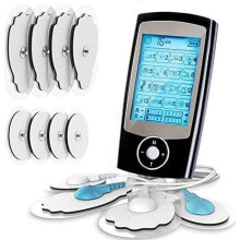 Muscle electrostimulator, TENS pain relief therapy and EMS electrical muscle stimulation, Care