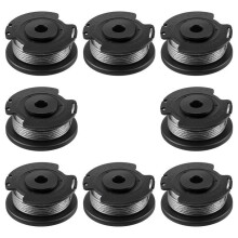 Bobina di ricambio per tagliaerba - SODIAL - F016800569 - Confezione da 8 - Filo da 0,065 pollici x 16 piedi - Compatibile co