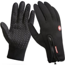 Guanti invernali caldi KZKR, antivento, ideali per ciclismo invernale, compatibili con touchscreen, guanti da giardinaggio, n