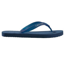 (11 UK, Navy) Calvin Klein Mens Rubber Flat Flip Flops