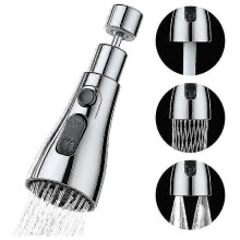 Promotion Kitchen Faucet Spray 3 Modes - 360 Degree Nozzle For Kitchen Faucet, Faucet Head, Sink Mixer Spray, Extension For K