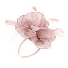 Pink Fascinator Hat Flower Fascinator Headband for Tea Party Banquet