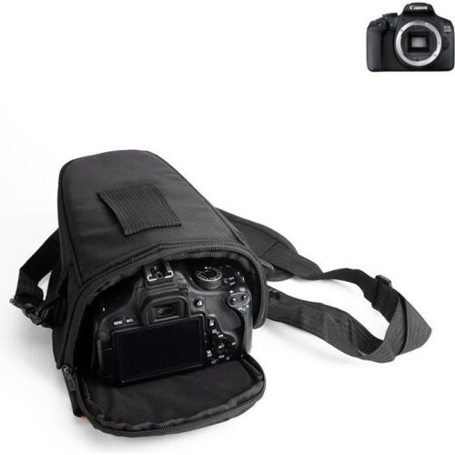 For Canon EOS 2000D DSLR Camera Bag, Shockproof Gadget Case, Full Protection Box