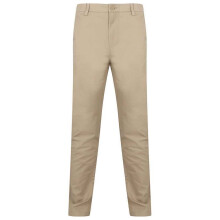 (40L, Stone) Henbury Mens Stretch Flex Waistband Chino Trousers