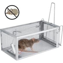 27 x 14 x 12 cm Professional Mouse Cage Trap for Catching Rats --AIM