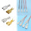 (Silver 6.3mmA)Electronics Tinned Copper Spade Terminal Connectors Applications Automotive 7