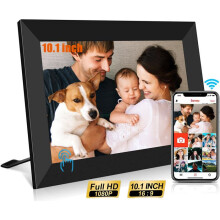 VINSIC 10.1 Inch WiFi Digital Photo Frame with 1280 x 800 IPS Touchscreen and 32 GB Cloud Storage
