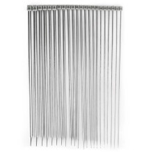 Stainless Steel Knitting Needle, DIY Crochet Hooks, Single Point Tool Kit for Scarf Sewing -CHD