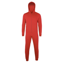 (5-6 Years, Red) Comfy Co Childrens Unisex Plain All In One / Onesie