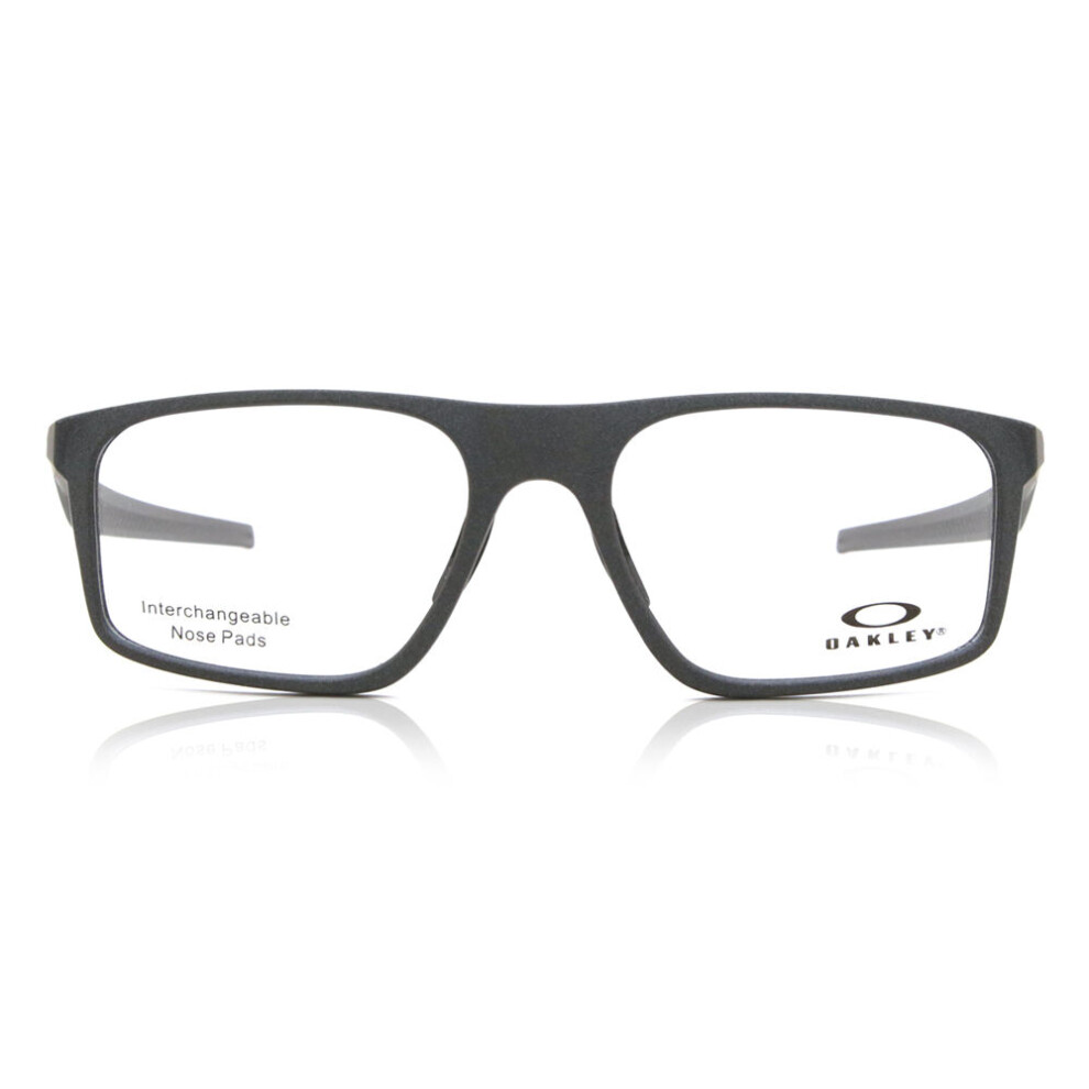 Oakley Transparent Man Ox8183 Bat Flip 818304 Optical Frames O_matter Grey Squared Normal - Image 3