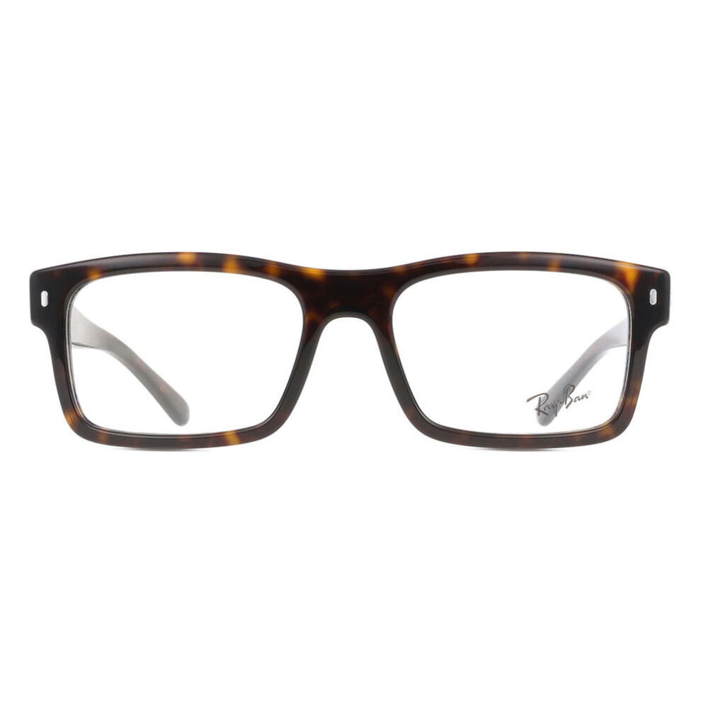 Ray - Ban Unisex Rx5435 2012 Optical Frames Acetate Turtle Transparent Squared Normal - Image 3