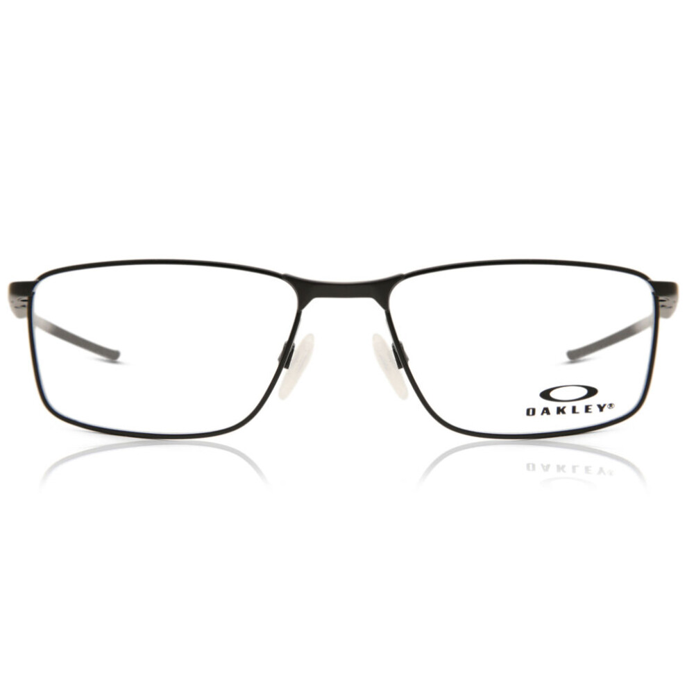 Oakley Men's Satin Black Rectangle Metal Eyeglasses Online - Full Rim - Socket 5.0 - Image 4