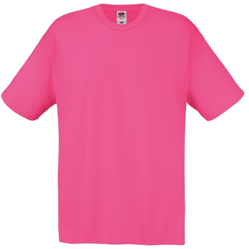 Fruit Of The Loom (2Xl, Fuchsia) Mens Original T-Shirt