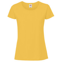 (XS, Sunflower) Fruit Of The Loom Womens/Ladies Ringspun Premium T-Shirt