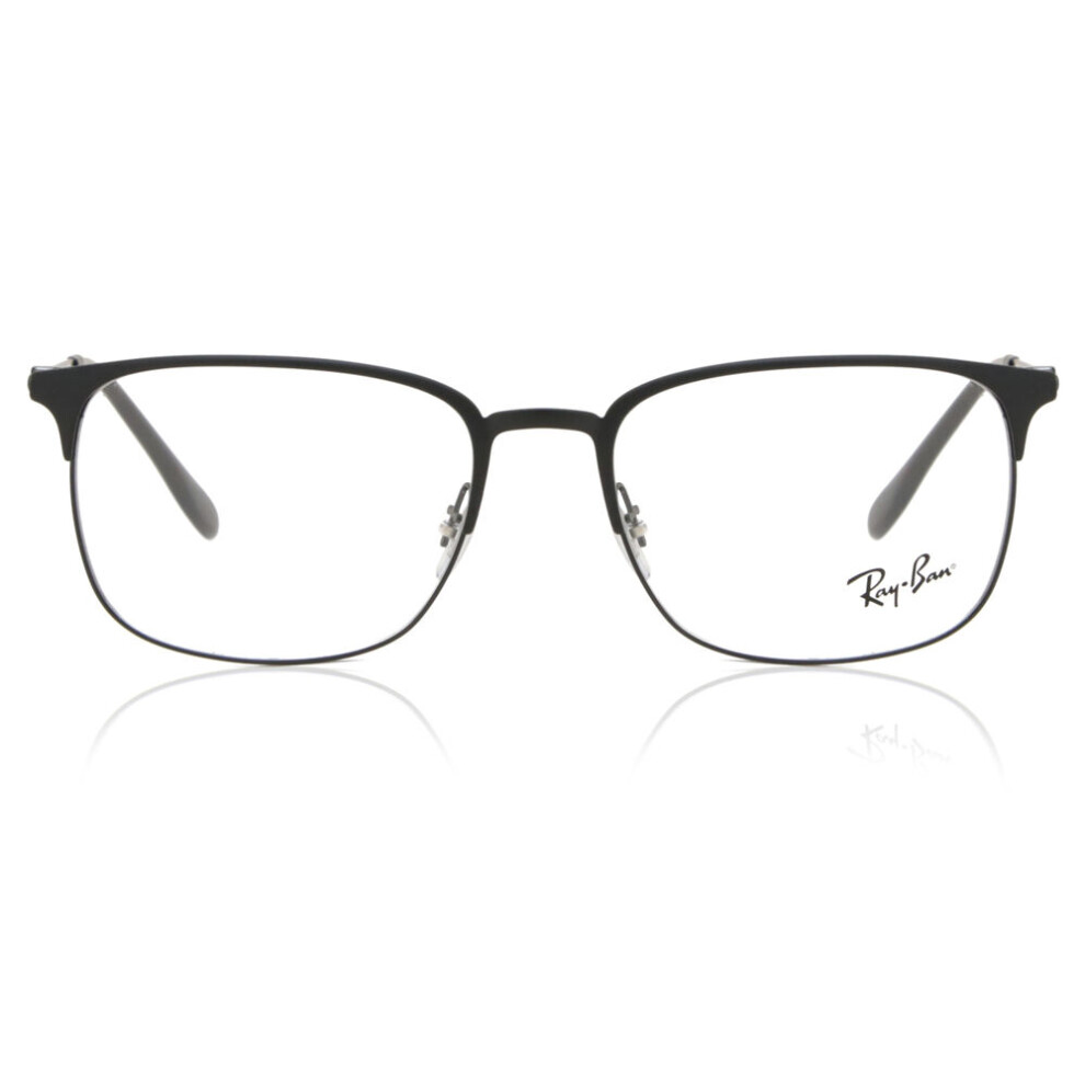 Ray-Ban - RX 6494 - Rectangle Square Glasses - Black - Metal - Image 4