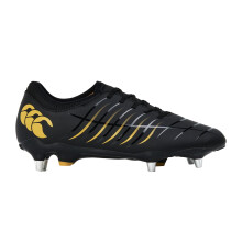(10.5 UK, Black) Canterbury Mens Phoenix 2.0 Soft Ground Rugby Boots