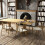 Homcom Sillas de Comedor Marrón 51 x 51 x 71 cm 5