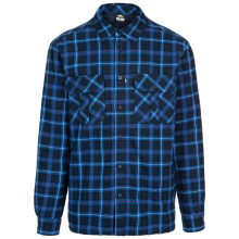(XL, Dark Blue) Trespass Mens Rapeseed Check Shirt