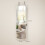 Homcom Armario Joyero Blanco 37 x 10 x 120 cm 10