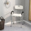 Homcom Silla de Ducha Blanco 47 x 50 x 87 cm 6
