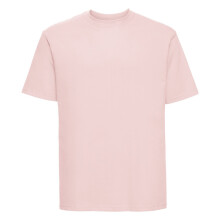 (S, Powder Rose) Russell Mens Classic Ringspun Cotton T-Shirt